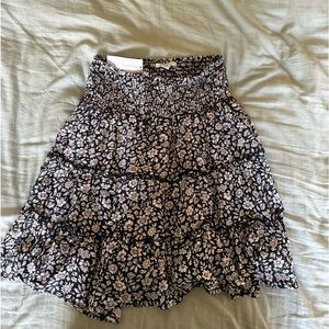 American eagle floral mini skirt